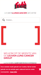Mobile Screenshot of longkankerpatient.be
