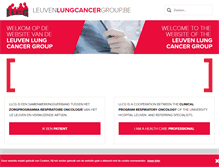 Tablet Screenshot of longkankerpatient.be